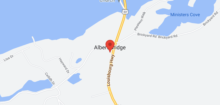 map of 6431 Hornes Road|Albert Bridge NS